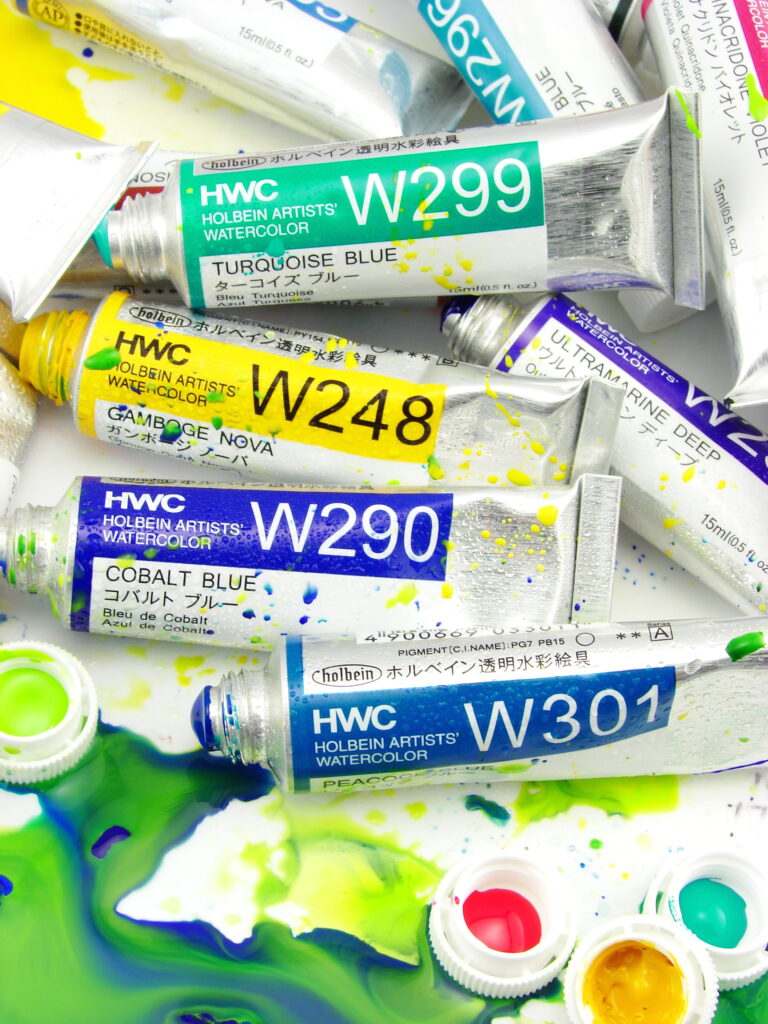 Holbein Watercolor Paint Set - Summer Neon Colors - Set of 6 Vibrant,  Happy, Cheerful Summer Colors! - WaterColourHoarder