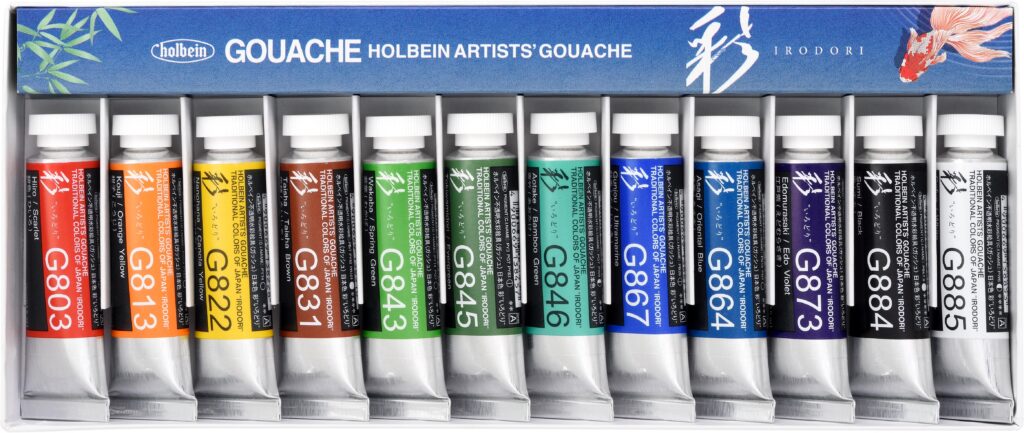 Japanese Holbein Professional Artists Solid Watercolor Paints PN691 12 –  AOOKMIYA