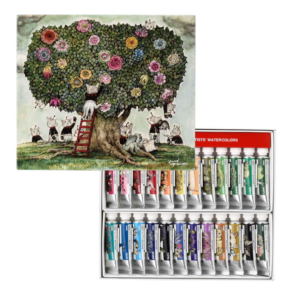Holbein Artist Watercolors- Yuko Higuchi's 24-Color Set Collection
